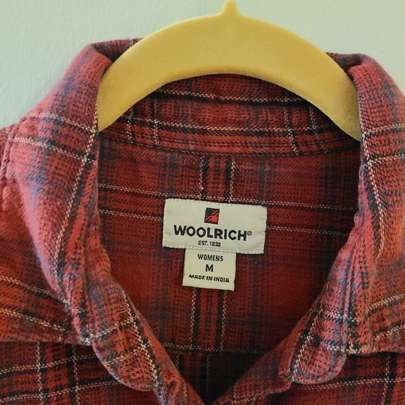 SOLD!!!!! SALE💞 Woolrich Women's Flannel Red Medium - Picture 5 of 6